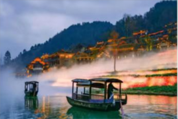 康辉旅游网<经典>ZS广州出发贵州平坝樱花+十二背后+金海雪山+百里杜鹃+乌江寨双动5天