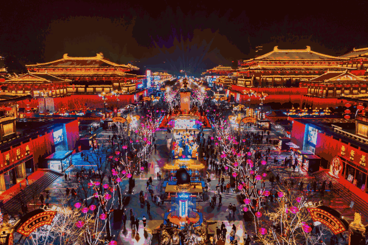 康辉旅游网<经典陕西大全景>广州往返+秦始皇+壶口瀑布+白鹿原+枣园+大唐不夜城双卧7天